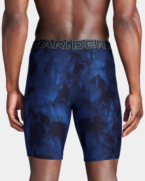 Men's UA Performance Tech™ Printed 9" Boxerjock®, Blue, pdpMainDesktop image number 1